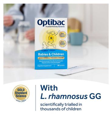 Optibac Babies & Children Gut Supplement - 30 Sachets