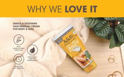 Nad's Natural Hair Removal Body Butter 3 in 1 150ml