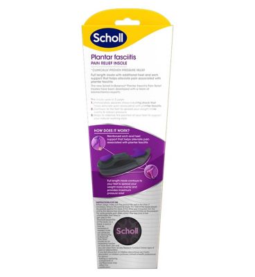 Scholl Plantar Fasciitis Pain Relief Insoles Small