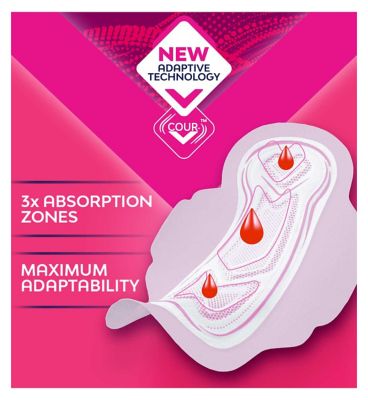 Bodyform Cour-V Ultra Normal Sanitary Towels Wings 12 pack