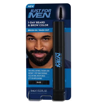 Just For Men 1-Day Beard & Brow Colour Black 9ml