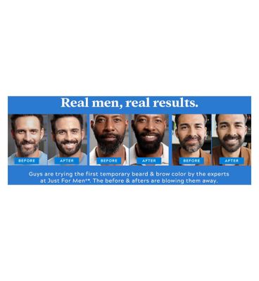 Just For Men 1-Day Beard & Brow Colour Black 9ml
