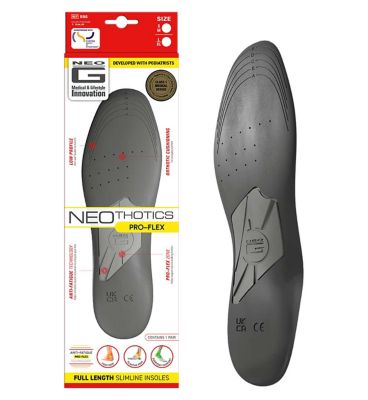 Neo G NeoThotics Pro-Flex Full Length Slimline Insoles L/XL Pair - size 8 - 11