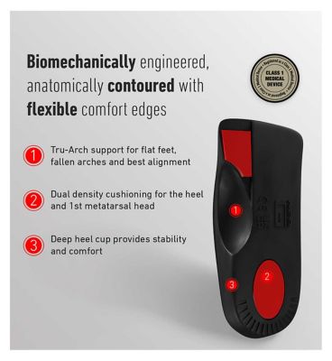 Neo G NeoThotics Pro-Expert 3/4 Length Orthotic Insoles M Pair - size 6 - 9