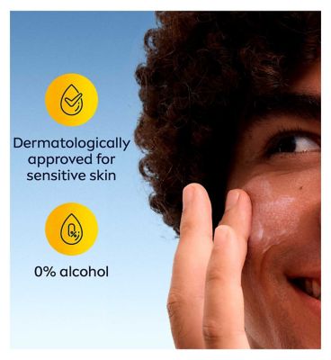NIVEA MEN Sensitive Face SPF15 Moisturiser with 0% Alcohol 75ml