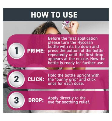 Hycosan Intense - Eye Drops with Hyaluronic Acid and Ectoin - Instant Relief for Itchy, Burning Sensation and Severe Dry Eye