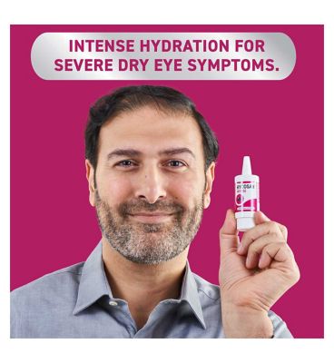 Hycosan Intense - Eye Drops with Hyaluronic Acid and Ectoin - Instant Relief for Itchy, Burning Sensation and Severe Dry Eye