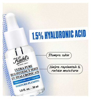 Kiehls Ultra Pure High-Potency Serum 1.5% Hyaluronic Acid (Moisture Plumping) 30ml