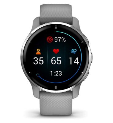 Garmin Venu® 2 Plus Smartwatch - Powder Grey