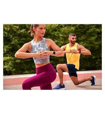 Garmin Venu® 2 Plus Smartwatch - Slate Stainless Steel Bezel With Black Case And Silicone Band