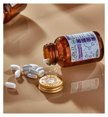 Gold Collagen Hyaluronic Formula Tablets - 90 Tablets