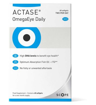 Actase OmegaEye Daily - 60 Softgel Capsules