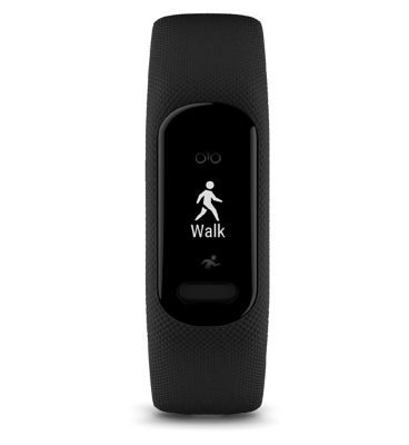 Garmin Vívosmart® 5 Smartwatch, Small/Medium - Black