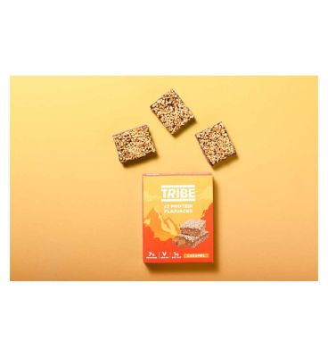 Tribe Plant Protein Flapjack Caramel - 3 x 38g