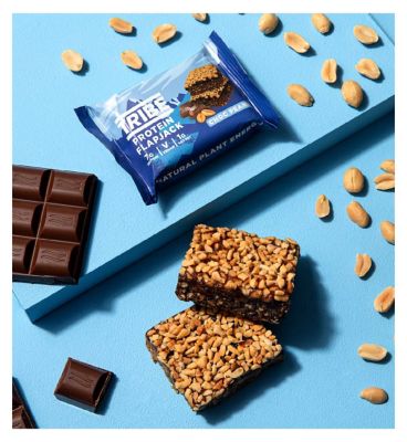 Tribe Plant Protein Flapjack Choc Peanut - 3 x 38g