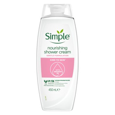 Simple Kind to Skin Nourishing Shower Gel 450ml