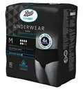 Boots Staydry Underwear Black - Engineered for Men - Medium - 10 pairs