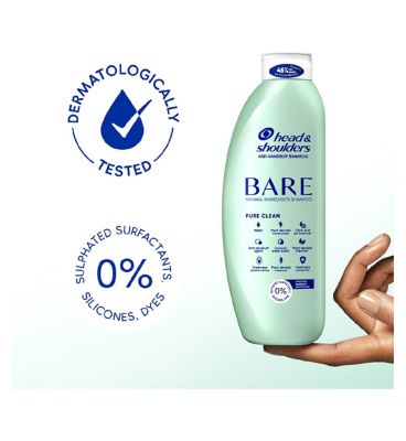 Head & Shoulders Bare Pure Clean Anti-Dandruff Shampoo 400ml