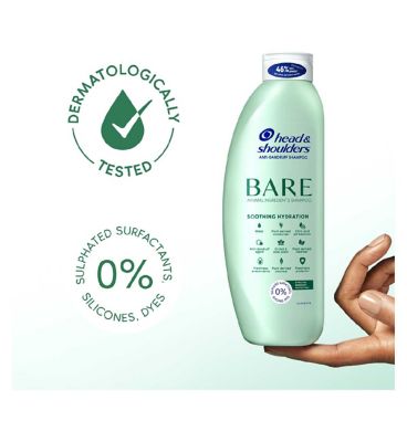 Head & Shoulders Bare Soothing Hydration Anti-Dandruff Shampoo 400ml