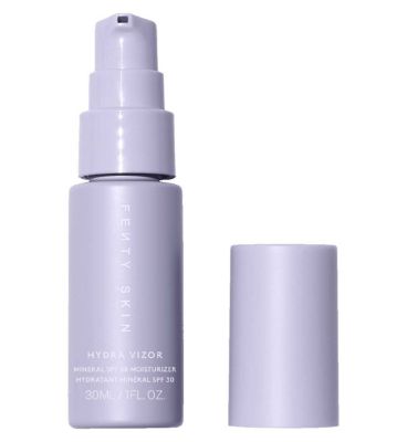Fenty Skin Hydra Vizor Mini Broad Spectrum Mineral SPF 30 Sunscreen Moisturizer with Niacinamide + Kalahari Melon 30ml