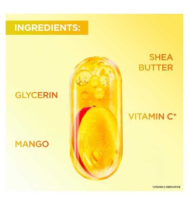 Garnier Vitamin C* Nutri – Glow Body Cream, 380ml<br/>