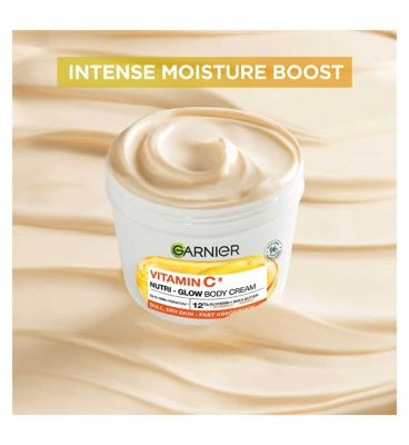 Garnier Vitamin C* Nutri – Glow Body Cream, 380ml<br/>