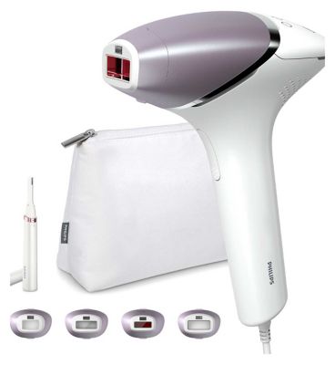 Philips Lumea 8000 Series, IPL Hair Removal Device with Pen Trimmer, 4 Attachments for Body, Face, Bikini & Underarms, BRI949/00
