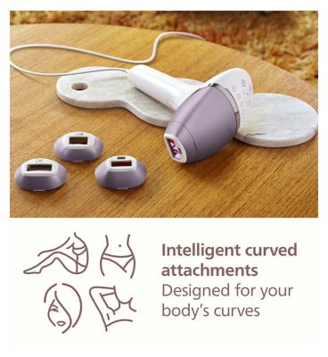 Philips Lumea 8000 Series, IPL Hair Removal Device with Pen Trimmer, 4 Attachments for Body, Face, Bikini & Underarms, BRI949/00