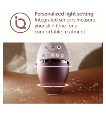 Philips Lumea 8000 Series, IPL Hair Removal Device, SenseIQ Technology, 2 Attachments for Body and Face, BRI945/00