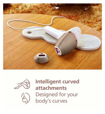 Philips Lumea 8000 Series, IPL Hair Removal Device, SenseIQ Technology, 2 Attachments for Body and Face, BRI945/00