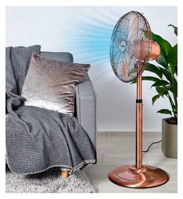 Tower &nbsp;16"Pedestal Cooling Fan in Copper and 3 Speeds