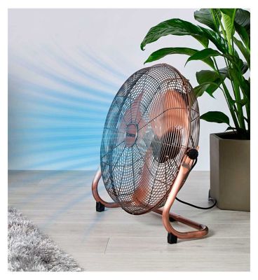 Tower&nbsp;18" Metal High Speed Velocity Floor Fan in Copper