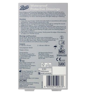 Boots Waterproof Protective Dressings - 5 Dressings
