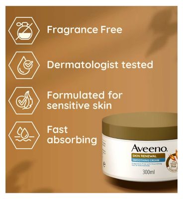 Aveeno Skin Renewal Smoothing Cream 300ml