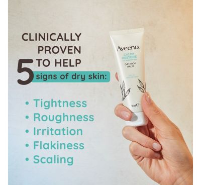 Aveeno Face CALM+RESTORE® Ultra Rich Oat Moisturising Balm for Very Dry & Irritated Skin 50ml