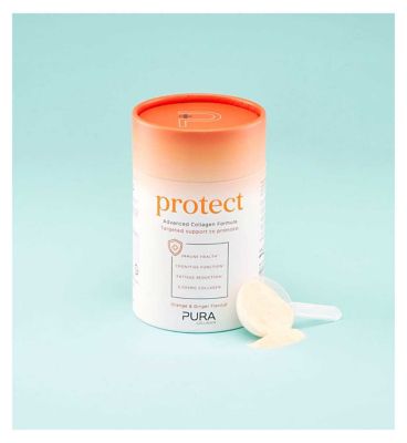 Pura Collagen Protect Advanced Collagen Formula Orange & Ginger