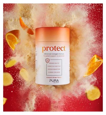 Pura Collagen Protect Advanced Collagen Formula Orange & Ginger