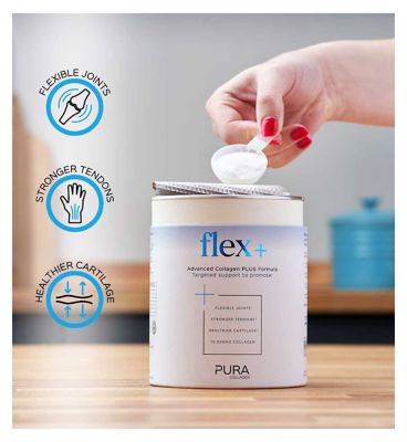 Pura Collagen flex+ Advanced Collagen PLUS Formula 120g