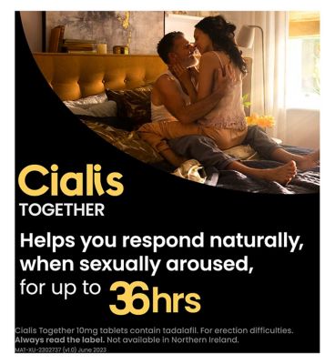 Cialis Together 10mg Tablets - Tadalafil - 4 Tablets