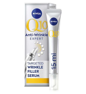 NIVEA Q10 Anti-Wrinkle Power Wrinkle Filler Serum with Bioxifill Peptides 15ml