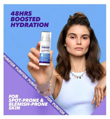 Purifide by Acnecide Post-Breakout Serum with Niacinamide, 48 Hour Hydration 30ml