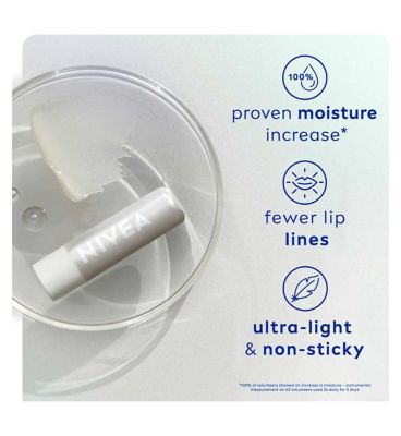 NIVEA Hyaluron Moisture Plus Lip Balm with Hyaluronic Acid 4.8g