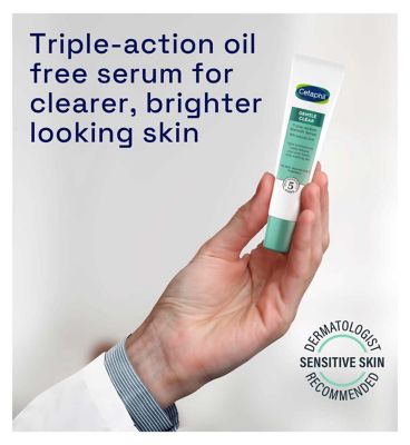 Cetaphil Gentle Clear Triple-Action Blemish Serum with Salicylic Acid to Help Breakouts 30ml