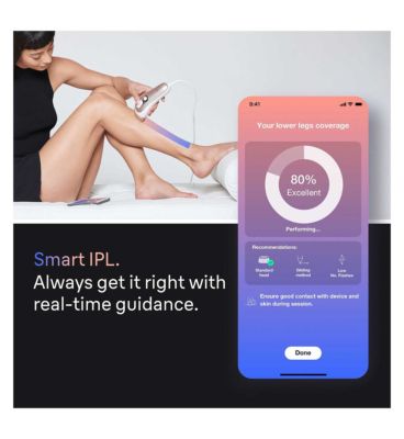 Braun Skin i·expert, Smart IPL Hair Removal System With Connected App & 4 Attachment Caps - PL7387
