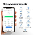 Noerden Sensori WiFi Smart Body Scale Black - 15 Measurements