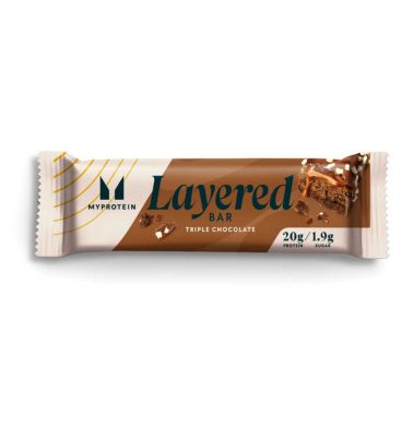 Myprotein Triple Chocolate Fudge Layered Bar 60g - 6 Bars