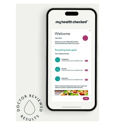 MyHealthChecked Erectile Dysfunction Blood Test
