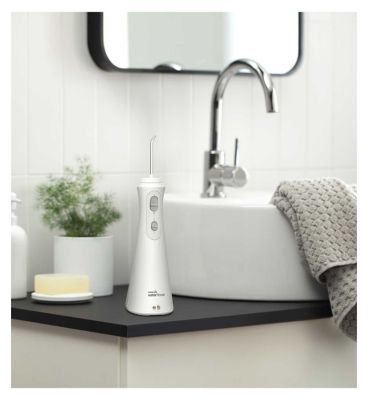 Waterpik Cordless Plus Water Flosser, Water Floss for Teeth, WP-490UK White