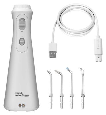 Waterpik Cordless Plus Water Flosser, Water Floss for Teeth, WP-490UK White