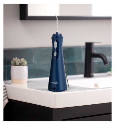 Waterpik Cordless Plus Water Flosser, Water Floss for Teeth, WP-493UK  Blue